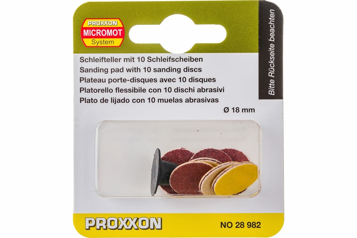 Proxxon Шлиф. круги с дискодержателем PR- 28982