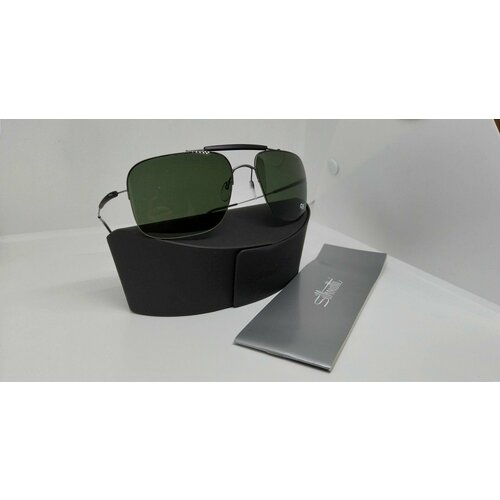 Солнцезащитные очки Silhouette, серый металлик