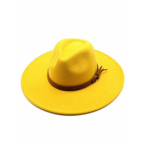 Шляпа , размер 54-57, желтый