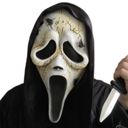 Маска из Фильма Крик - Очень Страшное Кино - Фильма Ужасов Маска Убийцы Ghost Face Scream - Маска на Хеллоуин - Маска на Хэллоуин - Маска Маскарадная