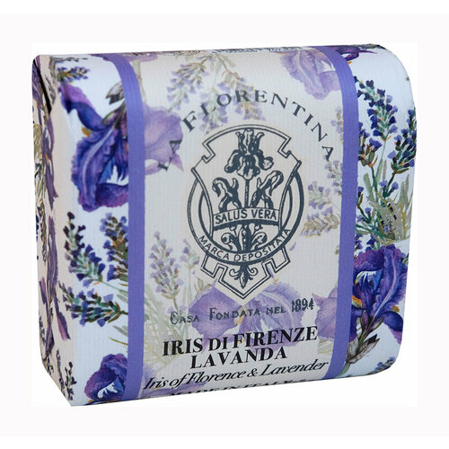 Мыло с экстрактами ириса и лаванды La Florentina Soap Iris of Florence and Lavender