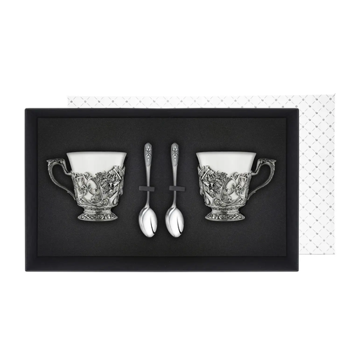 Чайный набор Веселый кабанчик посеребренный 35223₽