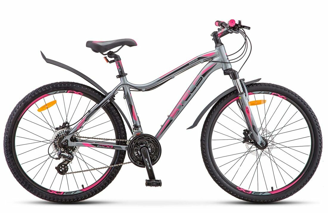 Велосипед горный женский Miss-6100 D 26" V010 19" Серый