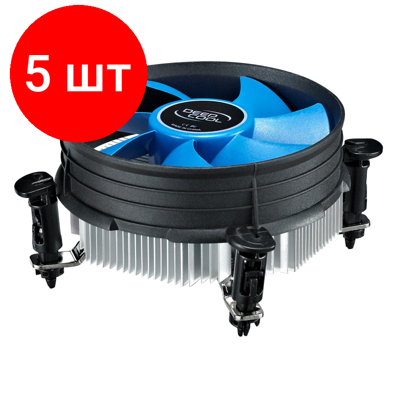 Комплект 5 штук, Кулер Deepcool THETA 9 PWM 1150/1151 4-pin 17.8-44.6dB