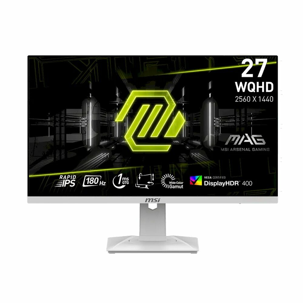 Монитор Игровой 27" MSI MAG 274QRFW 2K/IPS/180hz, белый