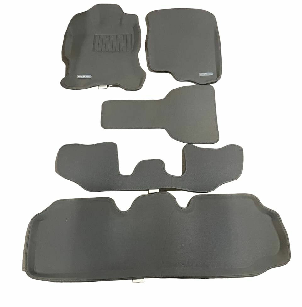 фото Коврики в машину для Honda / Хонда Odyssey III 2004-2008 г. - 3D серый "Kagu"