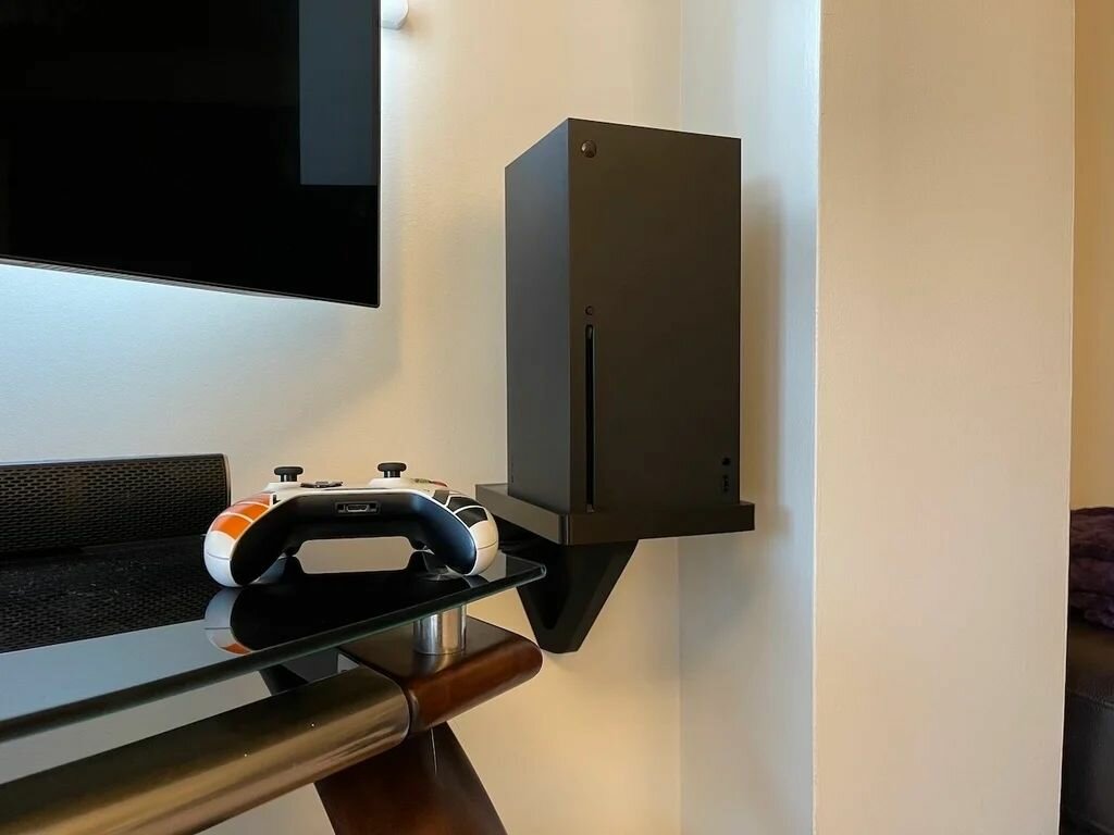 Кронштейн-полка для XBOX SERIES X (Черный)