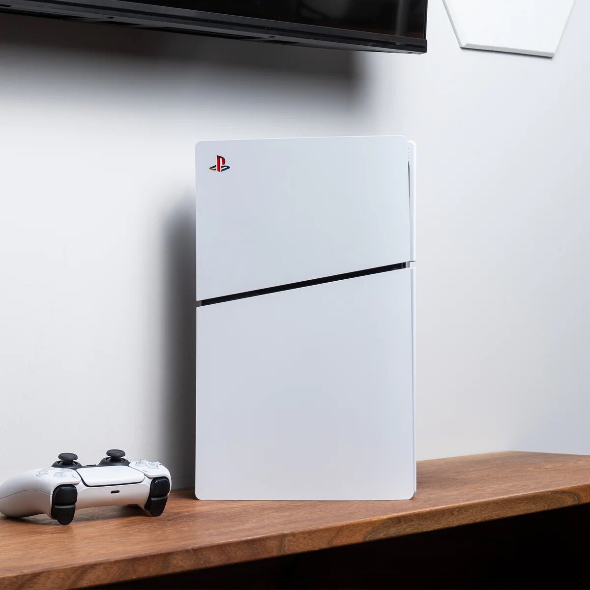 Наклейка логотип на игровую консоль Sony PlayStation 5 SLIM/PRO (Классическая) (2 шт.) — фото 1