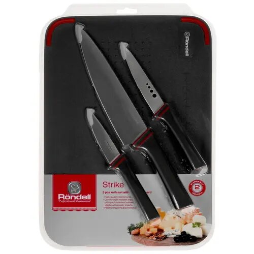 Набор кухонных ножей Rondell RD-1491 Strike [1491-rd-01]