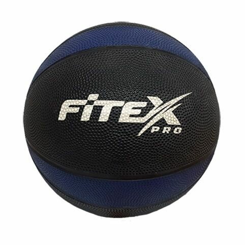Аэробика: Медбол 3 кг, черный с голубым FTX-1212-3kg