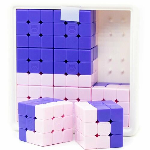 Головоломка / Собери картину из кубиков Рубика / Мозаика 9 кубиков Gan MG3 Mosaic Cube Bundle 3x3 moyu mofangjiaoshi 2x2 3x3 4x4 5x5 набор магических кубиков для соревнований 4 шт кубики для классной скорости головоломки игрушки для детей