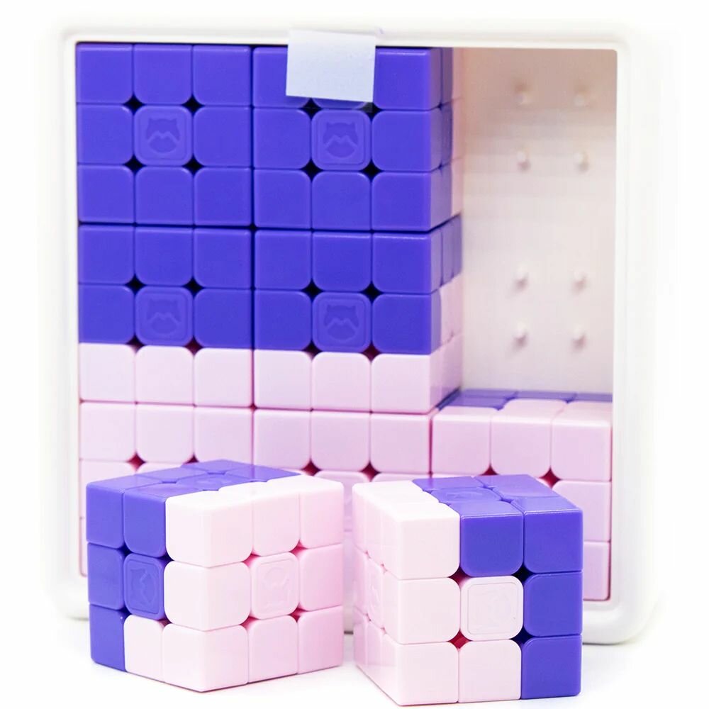 Головоломка / Собери картину из кубиков Рубика / Мозаика 9 кубиков Gan MG3 Mosaic Cube Bundle 3x3
