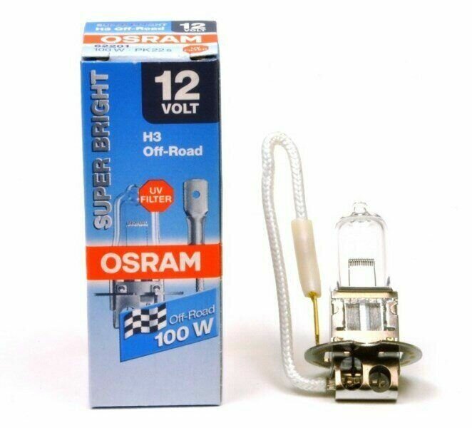 Лампа H3 PK22S 12V 100W OSRAM 62201