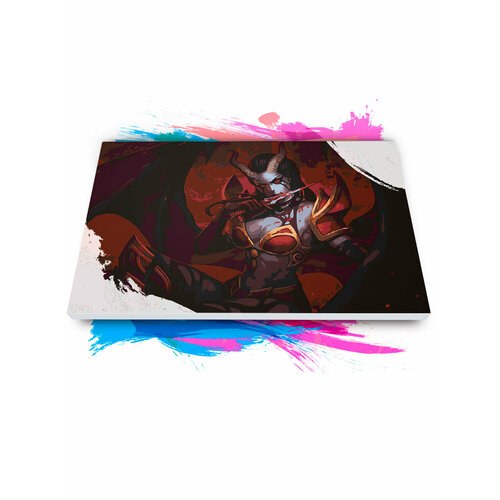 Картина по номерам на холсте Dota 2 - Queen of Pain Art 3, 60 х 90 см картина по номерам на холсте dota 2 queen of pain art 3 40 х 60 см