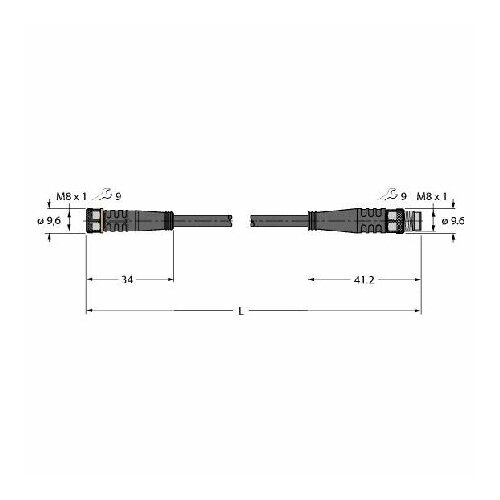 Патч-корд датчика-привода PKG4M-0,15-PSG4M/TXL – Turck – 6625669 – 4047101273250