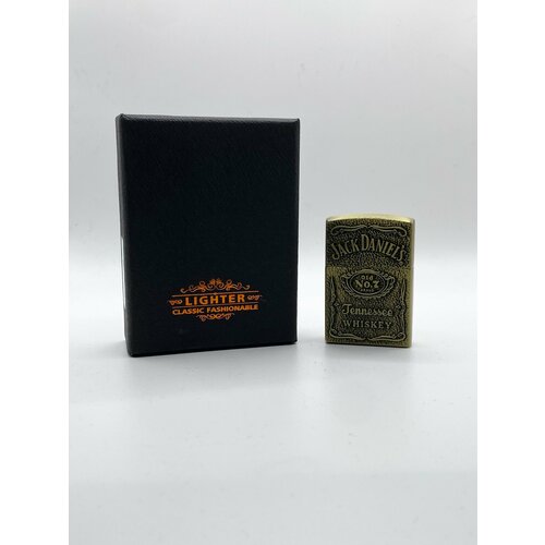 Газовая зажигалка Jack Daniel's gold зажигалка газовая джек дэниэлс бочка jack daniel s газовая цвет бронза