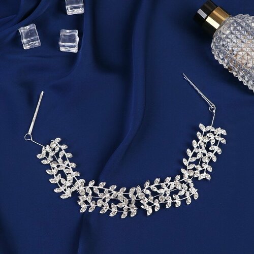 Аксессуар для волос Холли лианы 22 см серебро 805₽