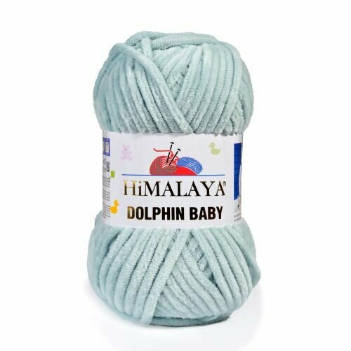 Пряжа Himalaya DOLPHIN BABY 1 моток цвет 80347 пряжа плюшевая himalaya dolphin baby хималая долфин беби бэби кофейный n 80357 120м 100гр 100% микрополиэстер 1 шт пряжа для игрушек и одежды
