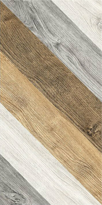 фото Керамогранит Ноттингем 7Д тип 2 серый+коричн 60х30 см (упак 1,44 м. кв.), Керамин