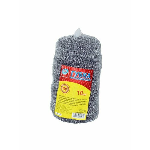 МОЙ ДОМ Губки для посуды из проволоки металлические 10 шт в уп 459₽