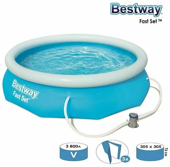 Бассейн надувной 305 х 66 см Bestway 57458 - фото №13