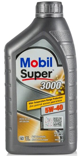 Масло моторное синтетическое Mobil Super 3000 X1 5W40 1л