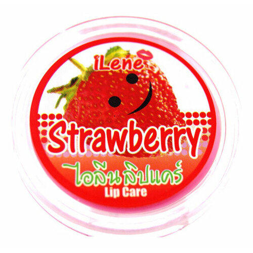 STRAWBERRY Lip Moisturizer, iLene (Бальзам для губ увлажняющий клубника), 10 г. orange lip moisturizer ilene бальзам для губ увлажняющий апельсин 10 г