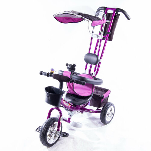 Трехколесный велосипед JS08ET (eva колеса) Фиолетовый