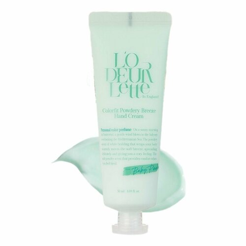 LODEURLETTE Крем для рук увлажняющий In England Colorfit Grace Musk Hand Cream 50 мл 562₽