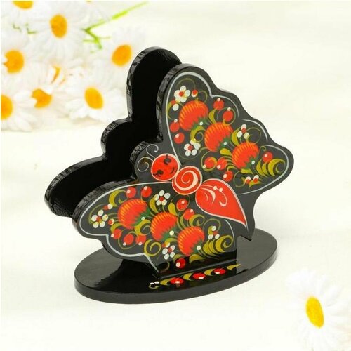 Салфетница Хохлома бабочка 563₽