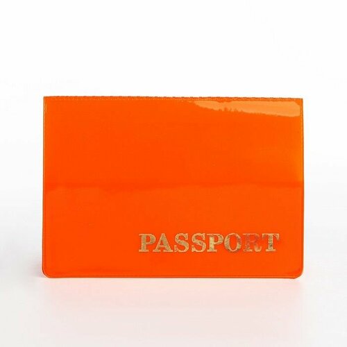 Обложка для паспорта Сима-ленд, оранжевый обложка для паспорта оранжевый черный