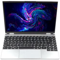 Ноутбук 14" для работы и учебы, 1920 x 1200 экран, Notebook Intel N5095A, RAM 16 ГБ, SSD 512 ГБ, Intel UHD Graphics, Windows, русская раскладка