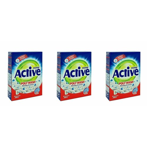 Active Стиральный порошок автомат Poly Wash 450 гр 3 шт 783₽