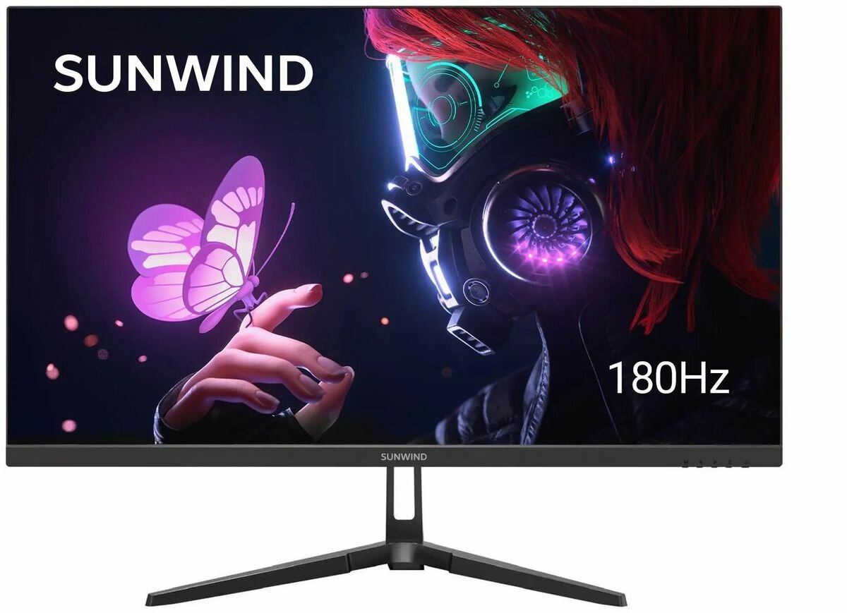 фото Монитор SunWind SM-25FI401 24.5", черный [sm25sg01]