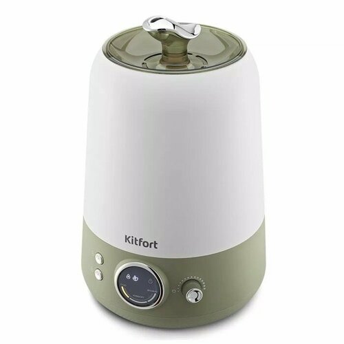 Kitfort Увлажнитель воздуха Kitfort КТ-2896, ультразвуковой, 24 Вт, 3.5 л, 30 м2, бело-зелёный измельчитель kitfort кт 3050 400 вт бело фиолетовый