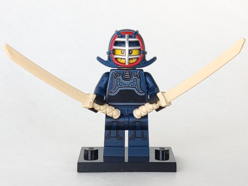 Минифигурка Lego col15-12 Kendo Fighter, Series 15 (Complete Set with Stand and Accessories)