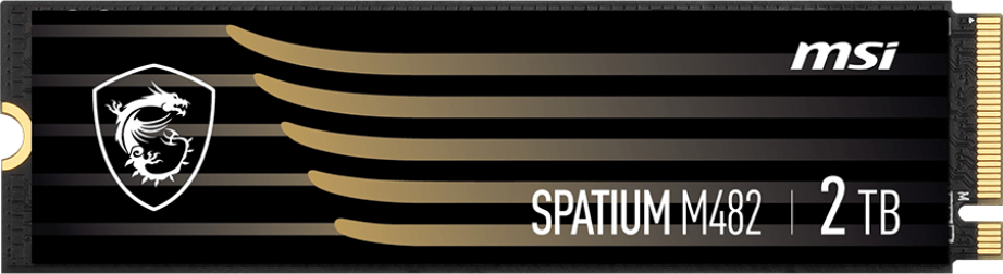 Накопитель SSD 2Tb MSI SPATIUM M482 (SPATIUM M482 PCIe 4.0 NVMe M.2 2TB) (S78-440Q730-P83)