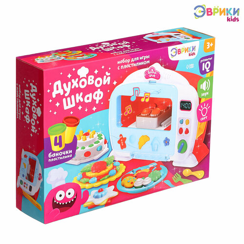 Набор для игры с пластилином Духовой шкаф световые и звуковые эффекты 2266₽