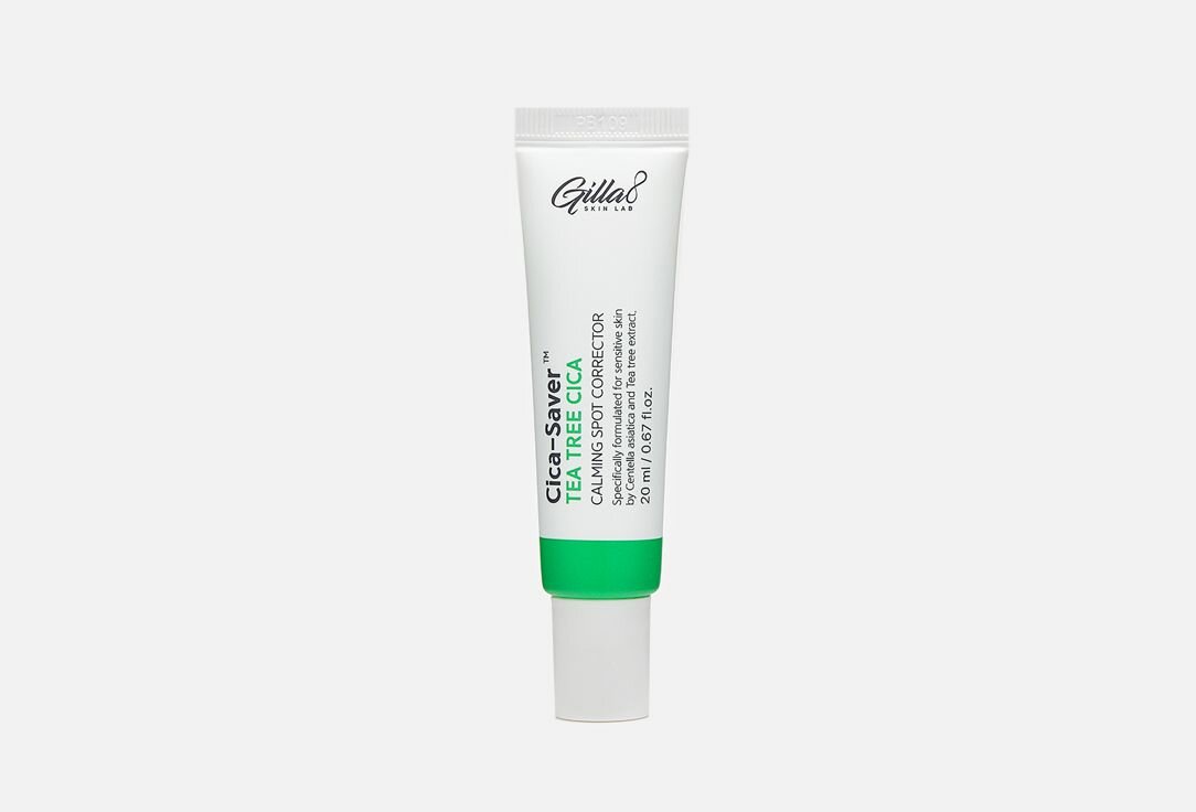 Точечный крем для чувствительной и проблемной кожи Gilla8 TEA TREE CICA CALMING SPOT CORRECTOR 20 мл