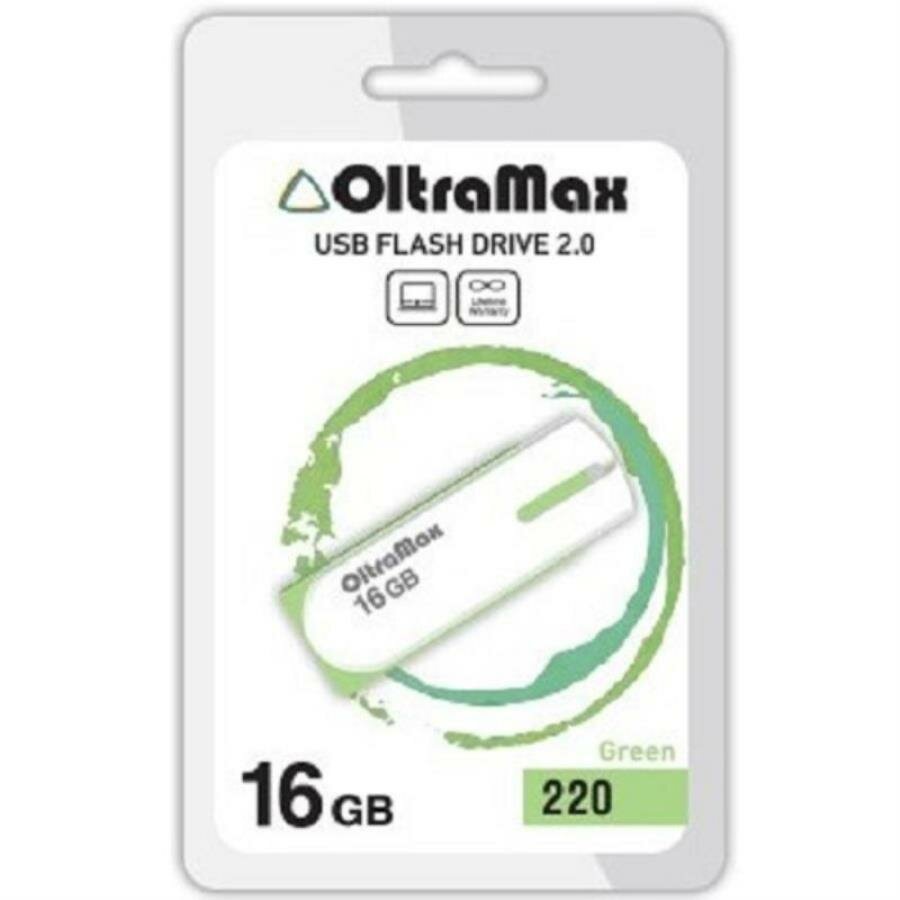 Накопитель USB 2.0 32GB OltraMax 220 розовый - фото №2