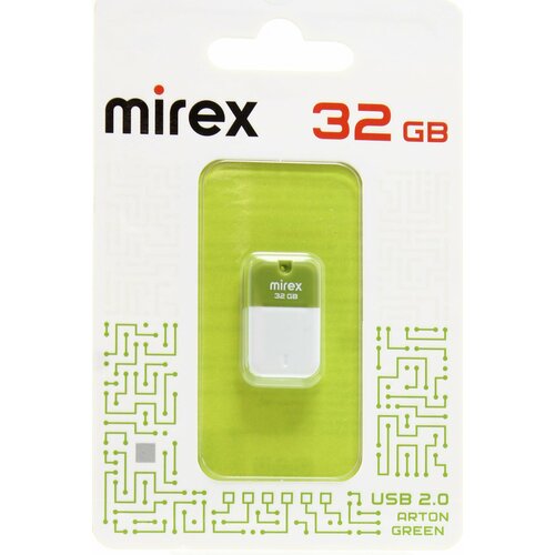 Флешка 32 ГБ USB Mirex Arton Green 492₽