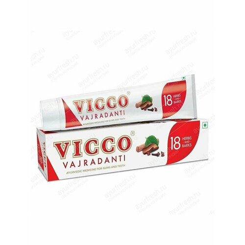 Зубная паста Vicco Vajradanti 18 трав 100г