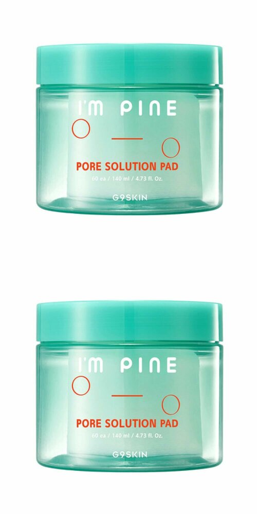 G9SKIN Пэды для лица Im Pine Pore Solution Pad, очищающие, 2 шт.