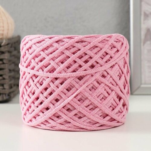 Хлопковый шнур 3 мм 220м240 5 гр Градиент розовыйфуксия 1163₽