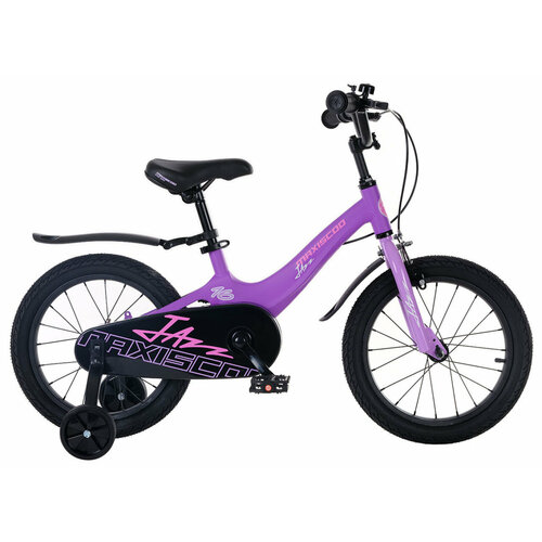 Детский велосипед Maxiscoo Jazz Standart Plus 16 (2024) 16 Фиолетовый (100-120 см) велосипед детский maxiscoo air делюкс плюс 16 фиолетовый матовый