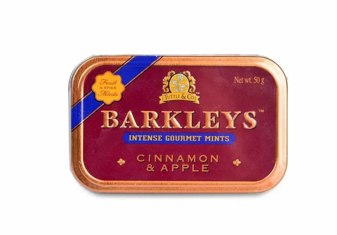 Леденцы Barkleys Mints Барклайс корица и яблоко, 50 г