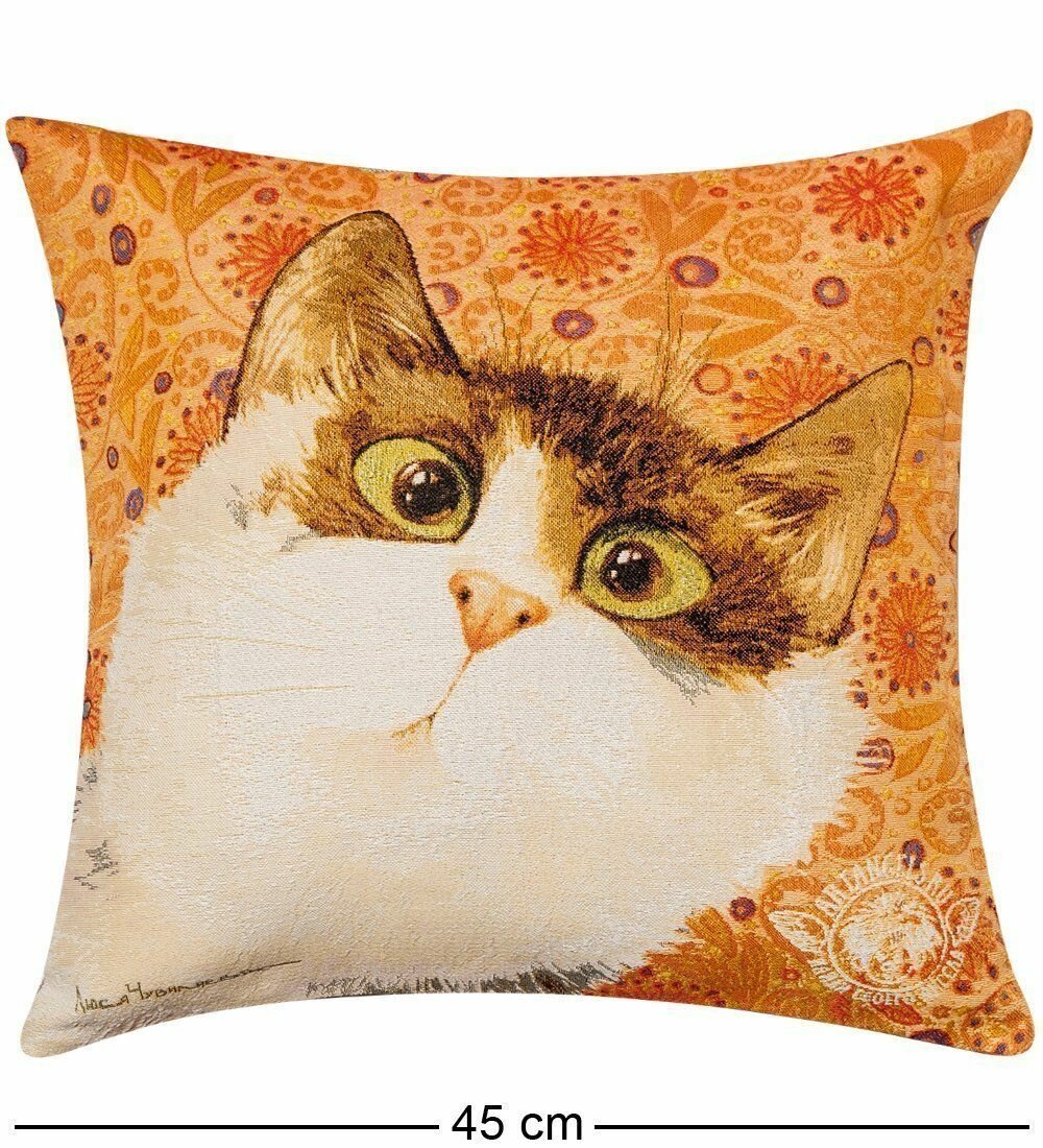 Подушка гобеленовая 'Не может быть' 45х45