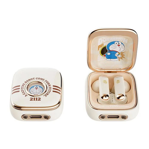 Беспроводные наушники Rock Doraemon Retro Style TWS Earphone Pass Loop White 3271₽