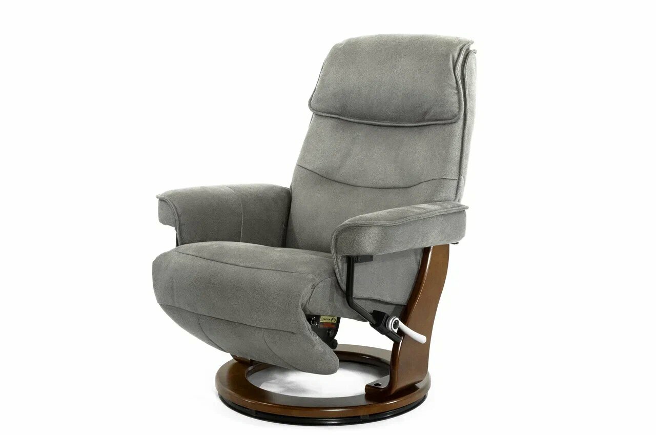 Кресло реклайнер Falto Relax Rio 7651  цвет  серый
