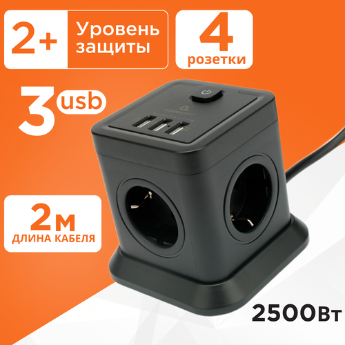 фото Сетевой фильтр cablexpert tower gembird